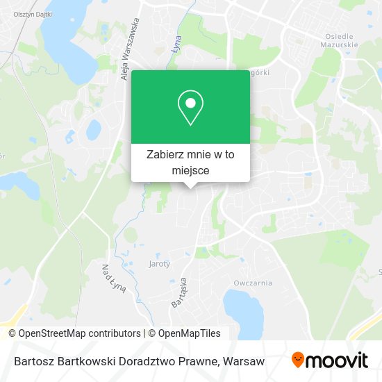 Mapa Bartosz Bartkowski Doradztwo Prawne