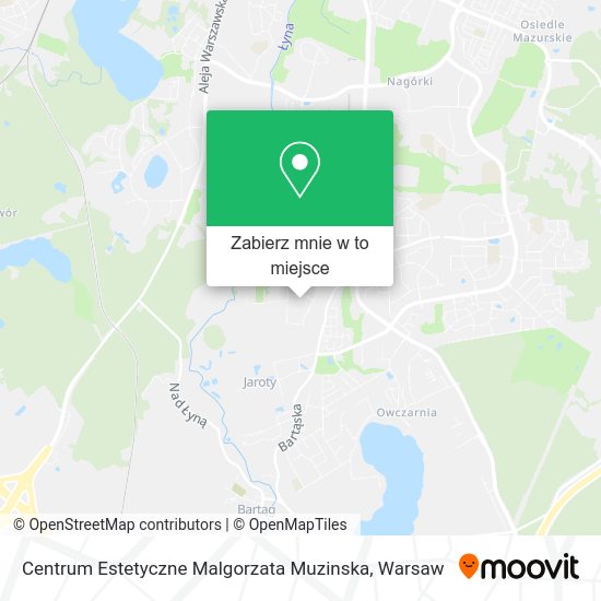 Mapa Centrum Estetyczne Malgorzata Muzinska