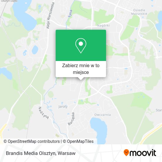 Mapa Brandis Media Olsztyn