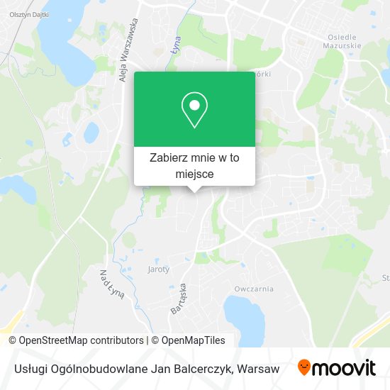 Mapa Usługi Ogólnobudowlane Jan Balcerczyk