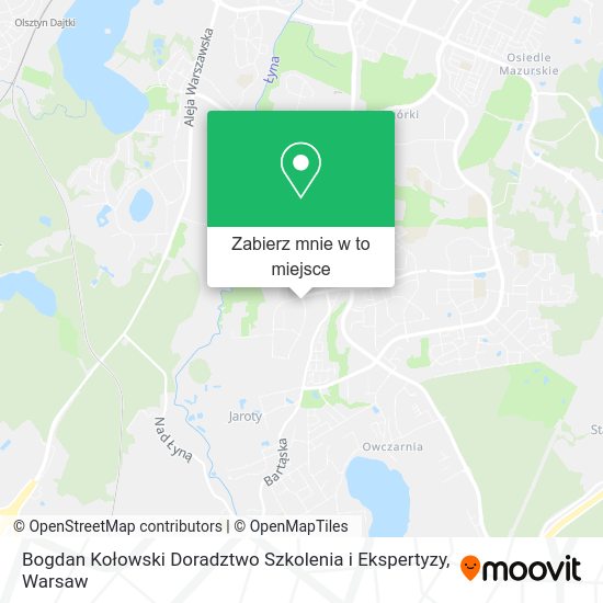 Mapa Bogdan Kołowski Doradztwo Szkolenia i Ekspertyzy