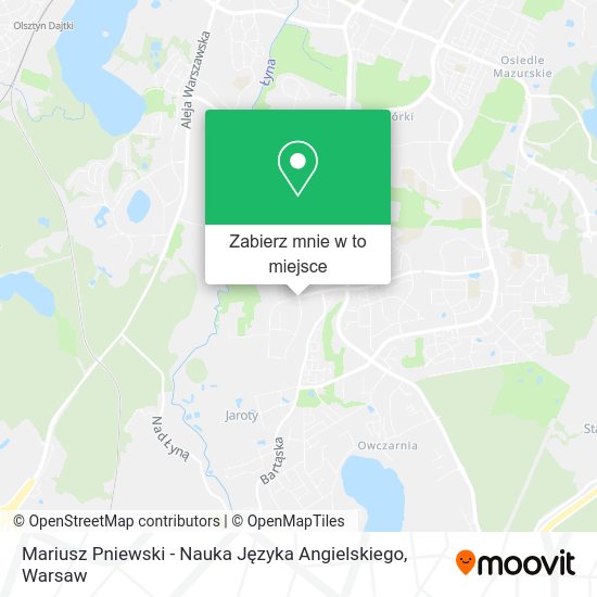 Mapa Mariusz Pniewski - Nauka Języka Angielskiego