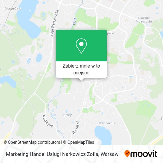 Mapa Marketing Handel Usługi Narkowicz Zofia