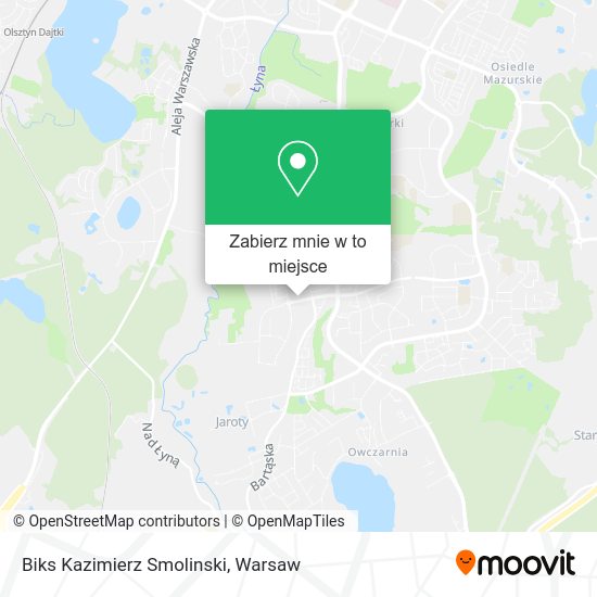 Mapa Biks Kazimierz Smolinski