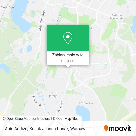 Mapa Apis Andrzej Kusak Joanna Kusak