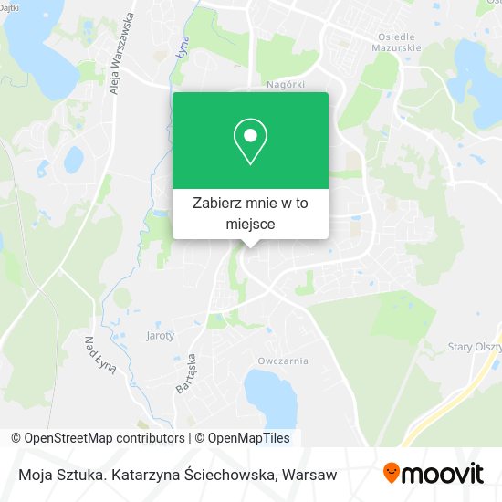 Mapa Moja Sztuka. Katarzyna Ściechowska