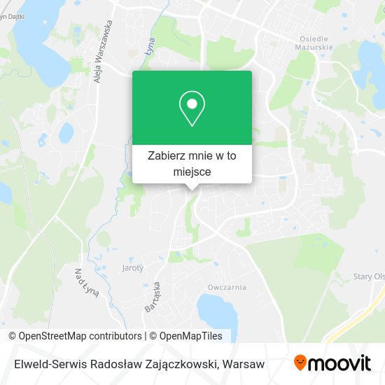 Mapa Elweld-Serwis Radosław Zajączkowski