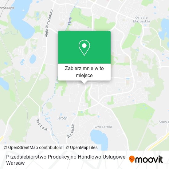 Mapa Przedsiebiorstwo Produkcyjno Handlowo Uslugowe