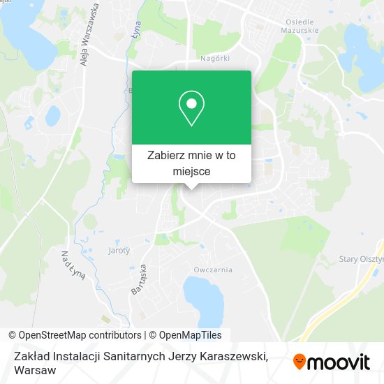 Mapa Zakład Instalacji Sanitarnych Jerzy Karaszewski