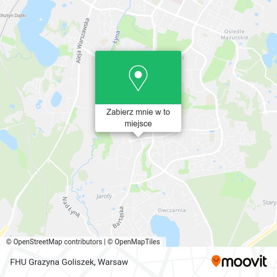 Mapa FHU Grazyna Goliszek