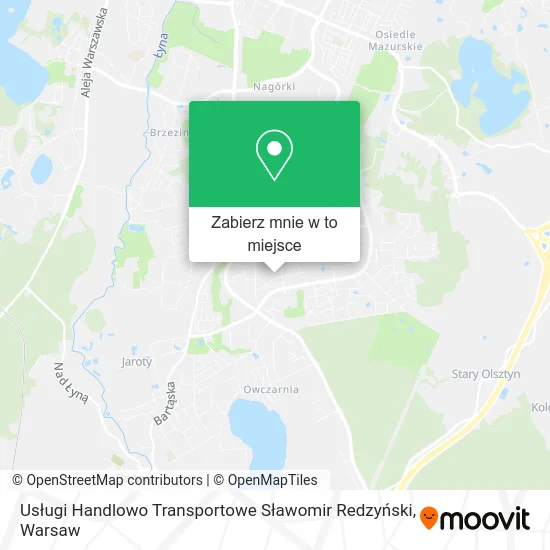 Mapa Usługi Handlowo Transportowe Sławomir Redzyński
