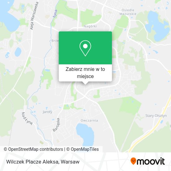 Mapa Wilczek Placze Aleksa