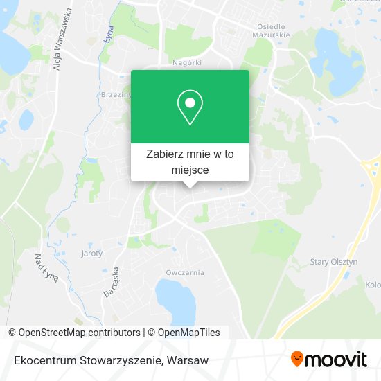 Mapa Ekocentrum Stowarzyszenie