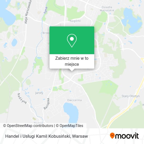 Mapa Handel i Usługi Kamil Kobusiński