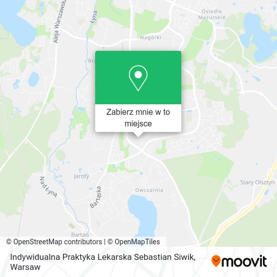 Mapa Indywidualna Praktyka Lekarska Sebastian Siwik