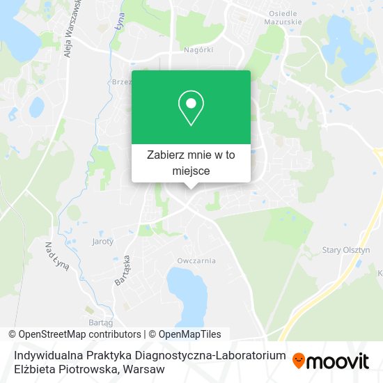 Mapa Indywidualna Praktyka Diagnostyczna-Laboratorium Elżbieta Piotrowska