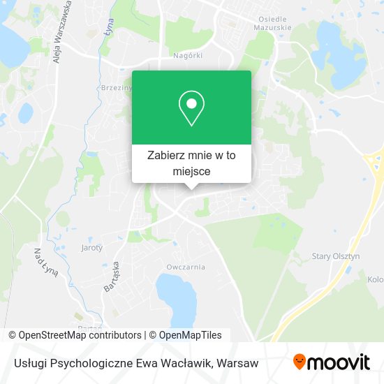 Mapa Usługi Psychologiczne Ewa Wacławik