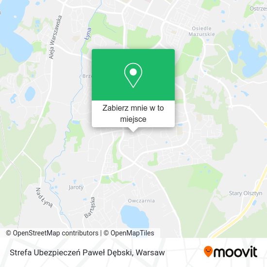 Mapa Strefa Ubezpieczeń Paweł Dębski