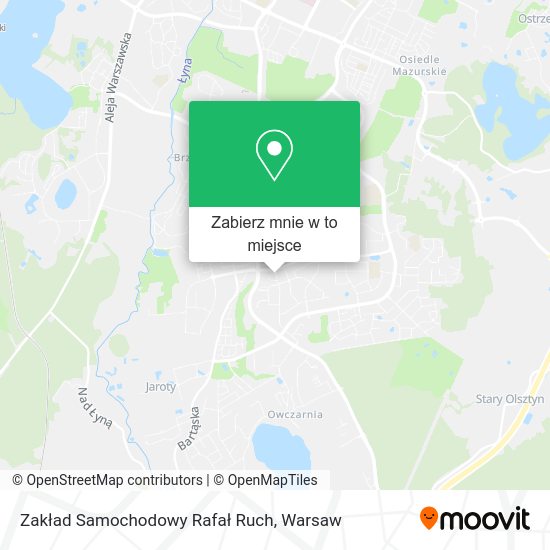 Mapa Zakład Samochodowy Rafał Ruch