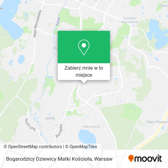 Mapa Bogarodzicy Dziewicy Matki Kościoła