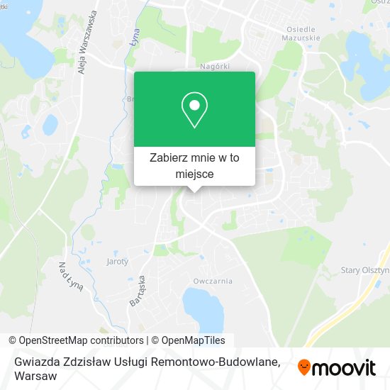 Mapa Gwiazda Zdzisław Usługi Remontowo-Budowlane