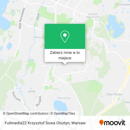 Mapa Fullmedia22 Krzysztof Sowa Olsztyn