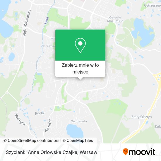 Mapa Szycianki Anna Orłowska Czajka