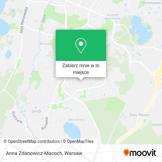 Mapa Anna Zdanowicz-Macoch