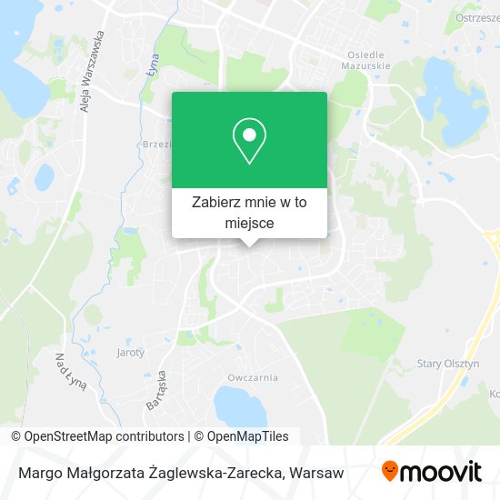 Mapa Margo Małgorzata Żaglewska-Zarecka