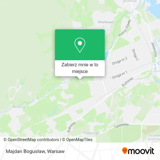 Mapa Majdan Bogusław