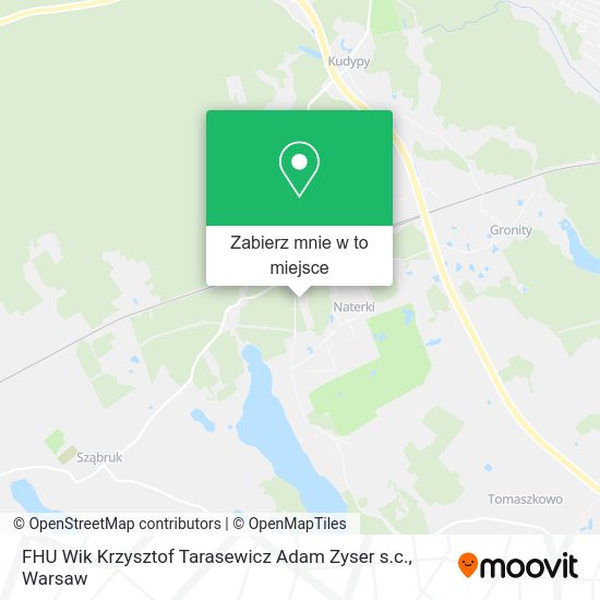 Mapa FHU Wik Krzysztof Tarasewicz Adam Zyser s.c.