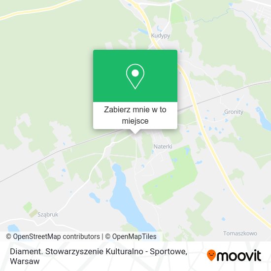 Mapa Diament. Stowarzyszenie Kulturalno - Sportowe