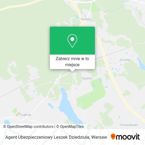 Mapa Agent Ubezpieczeniowy Leszek Dziedziula