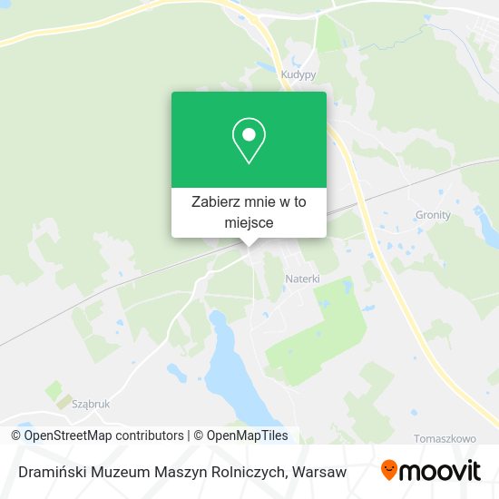 Mapa Dramiński Muzeum Maszyn Rolniczych