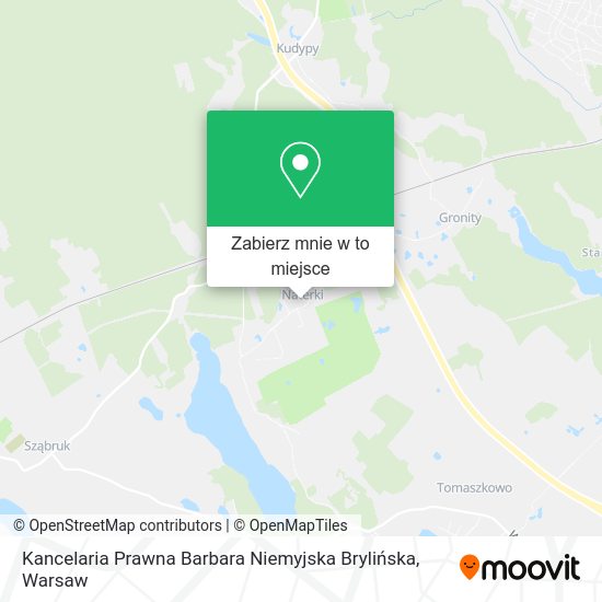 Mapa Kancelaria Prawna Barbara Niemyjska Brylińska