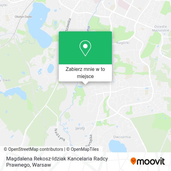 Mapa Magdalena Rekosz-Idziak Kancelaria Radcy Prawnego