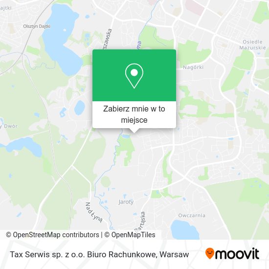 Mapa Tax Serwis sp. z o.o. Biuro Rachunkowe