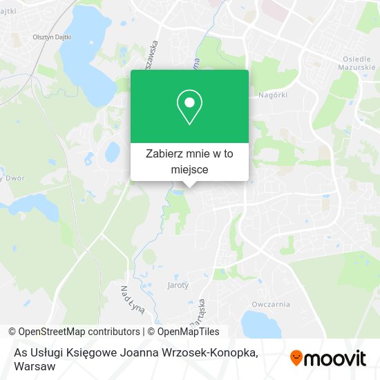 Mapa As Usługi Księgowe Joanna Wrzosek-Konopka