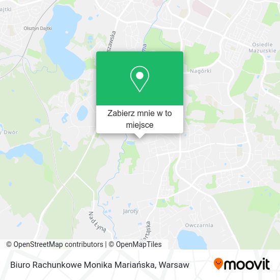 Mapa Biuro Rachunkowe Monika Mariańska