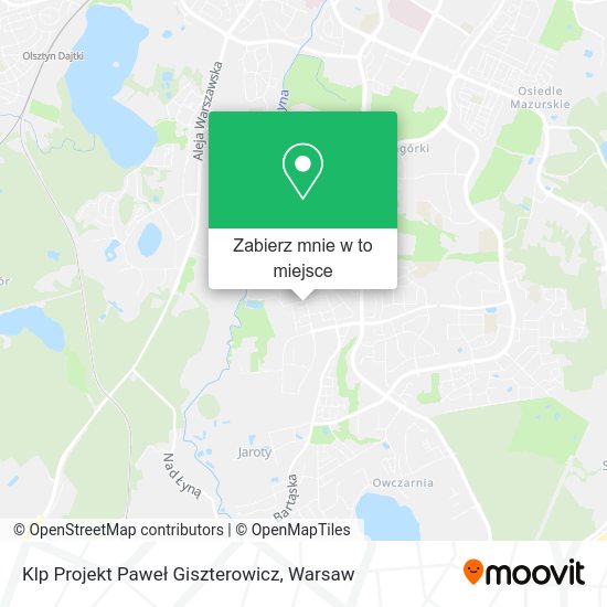 Mapa Klp Projekt Paweł Giszterowicz