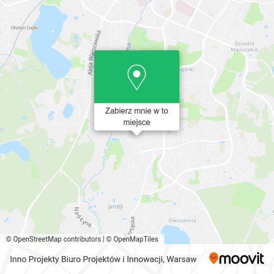 Mapa Inno Projekty Biuro Projektów i Innowacji