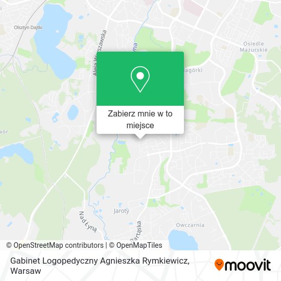 Mapa Gabinet Logopedyczny Agnieszka Rymkiewicz