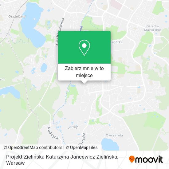 Mapa Projekt Zielińska Katarzyna Jancewicz-Zielińska