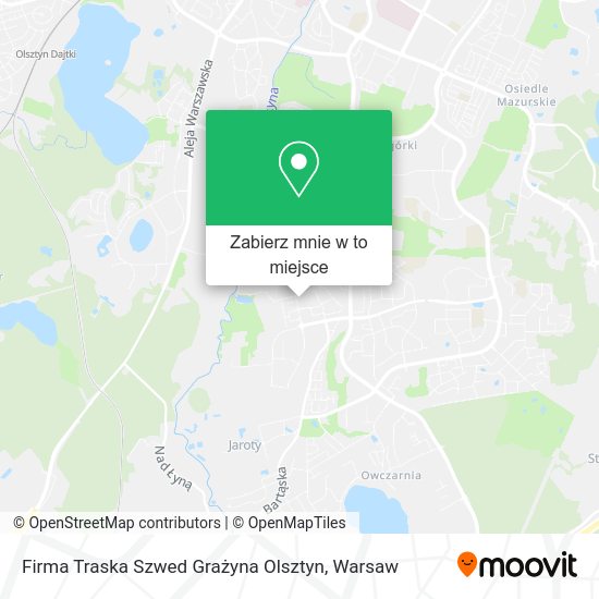 Mapa Firma Traska Szwed Grażyna Olsztyn