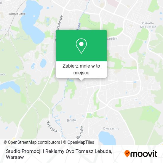 Mapa Studio Promocji i Reklamy Ovo Tomasz Lebuda