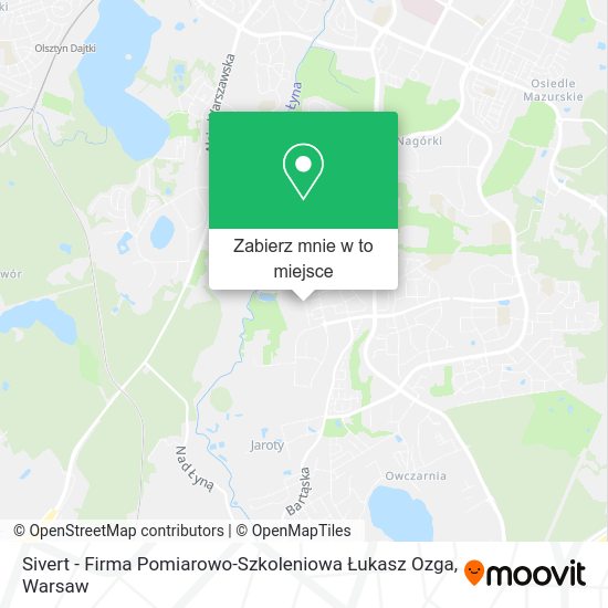 Mapa Sivert - Firma Pomiarowo-Szkoleniowa Łukasz Ozga