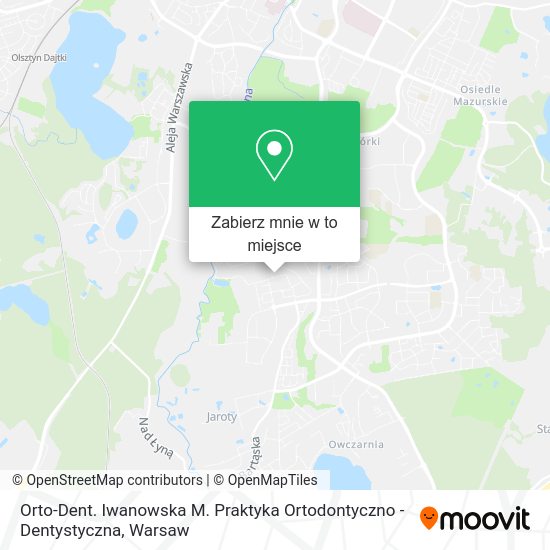 Mapa Orto-Dent. Iwanowska M. Praktyka Ortodontyczno - Dentystyczna