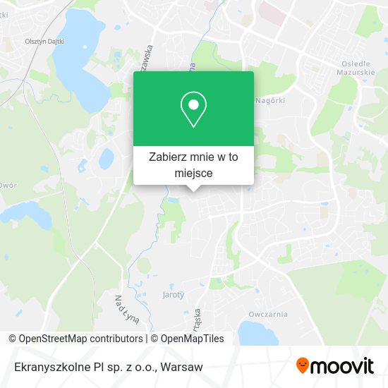 Mapa Ekranyszkolne Pl sp. z o.o.