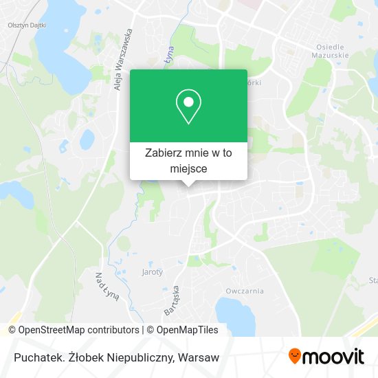 Mapa Puchatek. Żłobek Niepubliczny