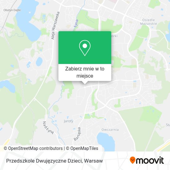 Mapa Przedszkole Dwujęzyczne Dzieci